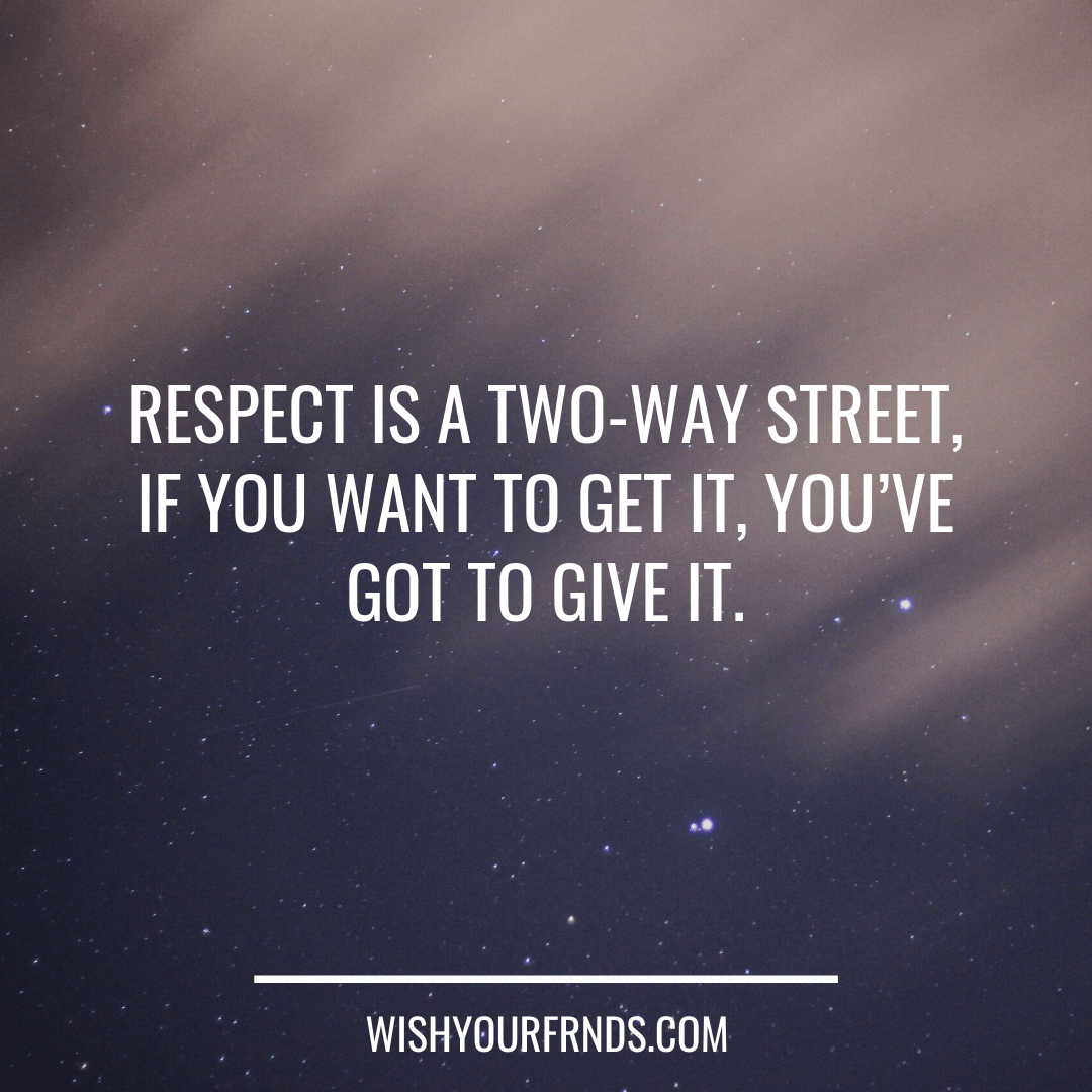 Respect Quotes Relationship
