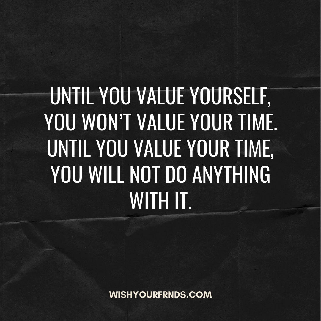 Value of Time in Relationship
