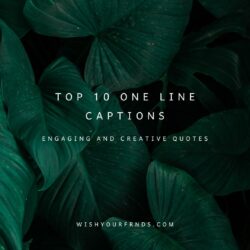 One Line Captions