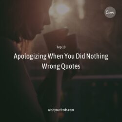Apologizing When You Did Nothing Wrong Quotes