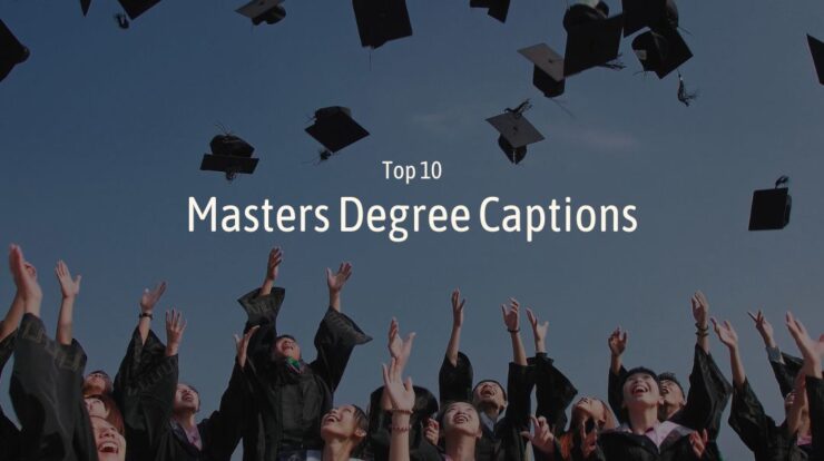 Masters Degree Captions